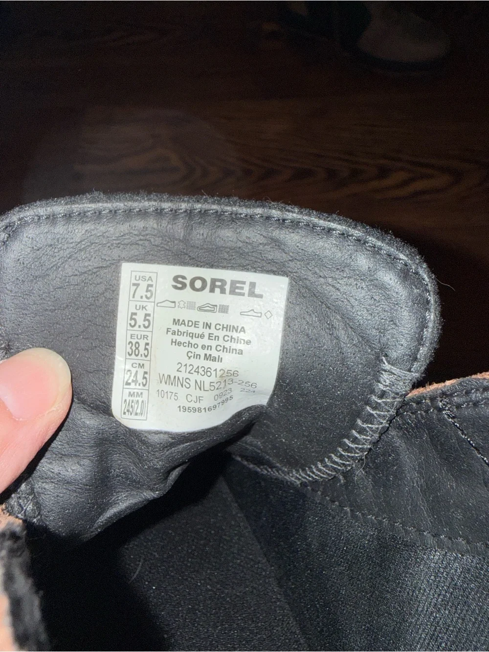 Sorel Brown and Black Lace-Up Ankle Boots